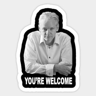 Julian Assange Sticker